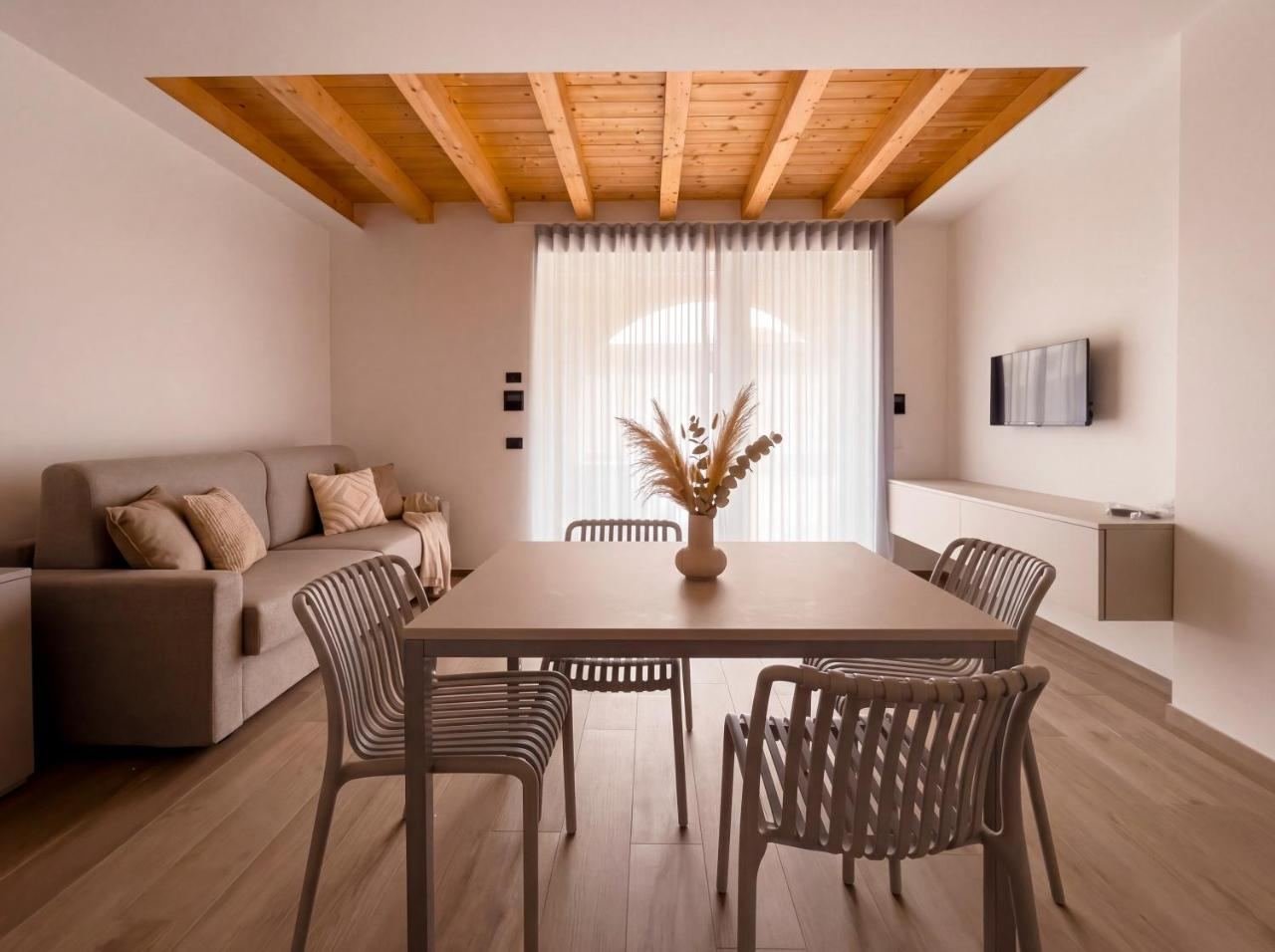 Living room of the Premier Apartment with a sofa bed